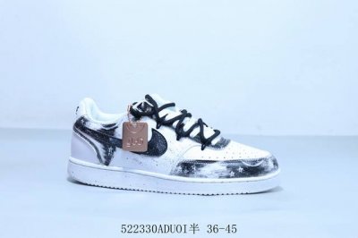 Nike Court Borough Low 2 Gs Small Air Force Straps Item No. Dh2987-101 522 Aduoi