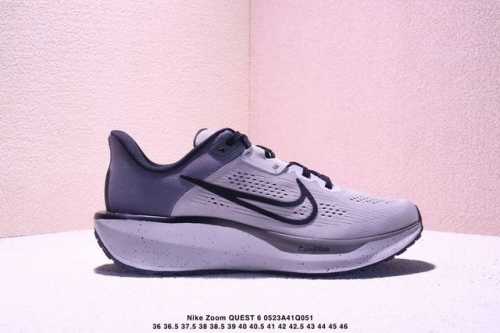 Nike Zoom Quest 6 Moon Landing Running Shoes Moon Landing Needle Eye Mesh Breath