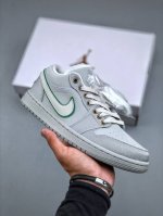 air Jordan 1 Low Dongdan Aj1 Joe 1 Woven Gray Low-Top Cultural Casual Sneaker