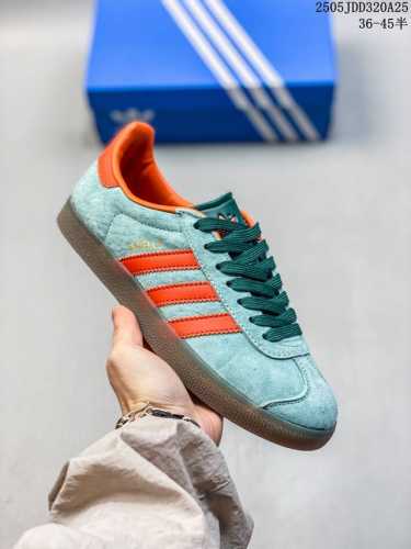 Genuine Label With Half Size Adidas Gazelle Men's And Women's Sneakers Fashionab