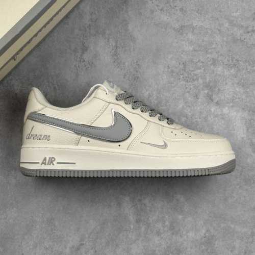 Local Core Private Nike Air Force 1 07 Low Dream White Gray Small Hook Air Force