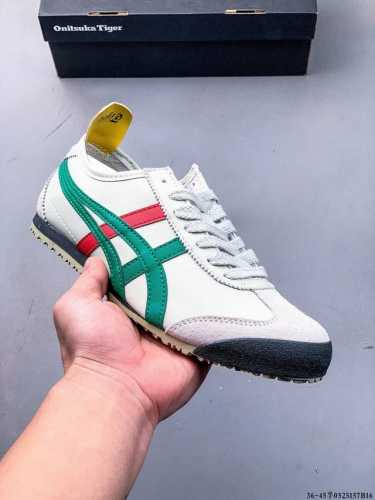 asics Onitsuka Tiger Asics Leather Original Four-Link Tag Midsole Cardboard S