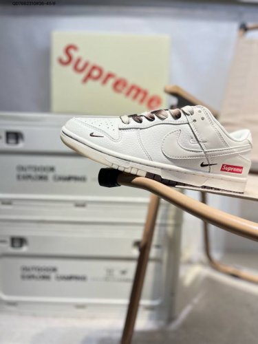Nike Sb Dunk Low "Supreme Joint" Anniversary High-End Custom Low-Top Casual Shoe