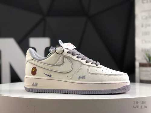 Company-Level With Half-Size Nike Air Force 1 Low Air Force One Low-Top Sports C
