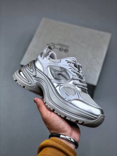 New Gg-Cc Silver Horn King 7Cm Thick Sole Heightening Casual Sports Daddy Shoes