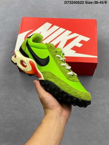 New Nike Air Max Waffle Sp Action Green Casual Running Shoes Air Cushioning Spor