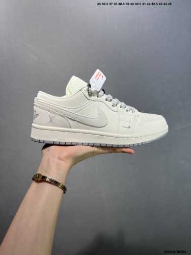 Company-Grade Air Jordan 1 Low Aj1 Joe 1 Lv Collaboration High-End Customization