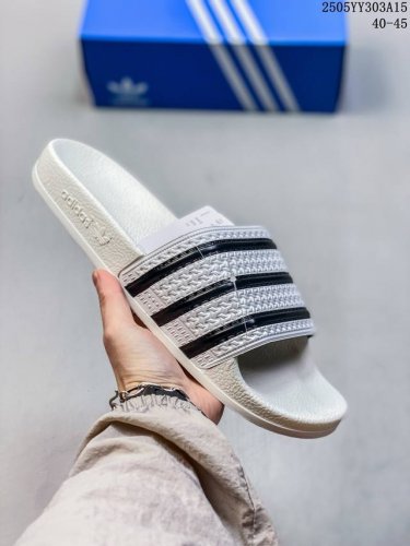 Real Label With Half Size Adidas Adidas Clover Men And Women Black And White Thr