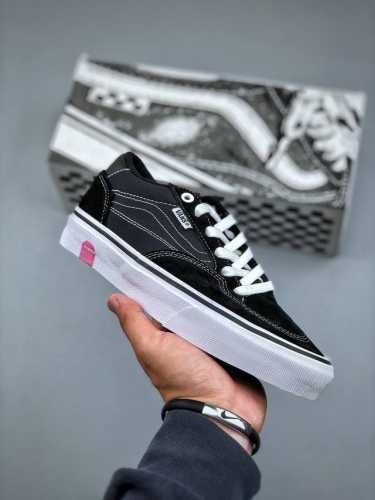 Vans Skate Rowan Pro Black And White Classic Versatile Lightweight Comfortable P