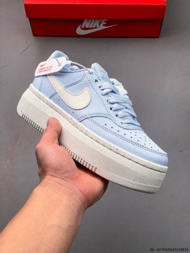Nike Court Vision Low Thick-Soled Height-Enhancing Versatile Casual Skate Shoes