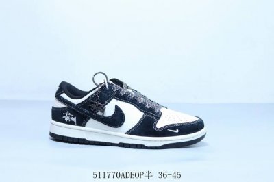 Nike Sb Dunk Low Pro Retro Low-Top Casual Sports Skateboard Shoes Co-Branded Stu