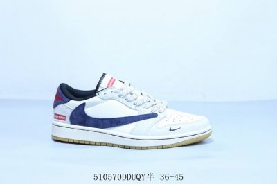 Jordan Air Jordan 1 Low Aj1 Jordan 1 Low-Top Retro Cultural Casual Sports Basket