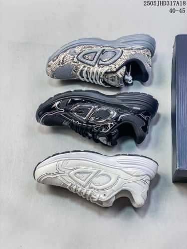 dior Dior B30 Cd Shoes Round Toe Lace-Up Running Shoes Low-Top Lifestyle Casu