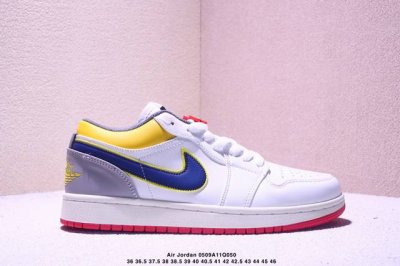 Jordan Air Jordan 1 Low Aj1 Low-Top Basketball Shoes Official Colorway Authentic
