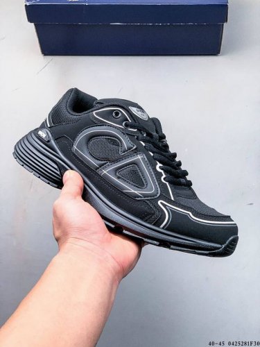 Dior B30 Retro Breathable And Versatile Casual Shoes B30 Uses Fine Leather And M
