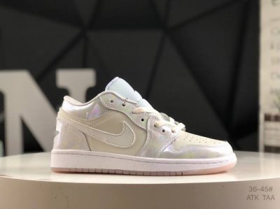 Real Label With Half Size Nike Air Jordan 1 Low Low-Top Blue Lemon Aj1 Jordan 1S