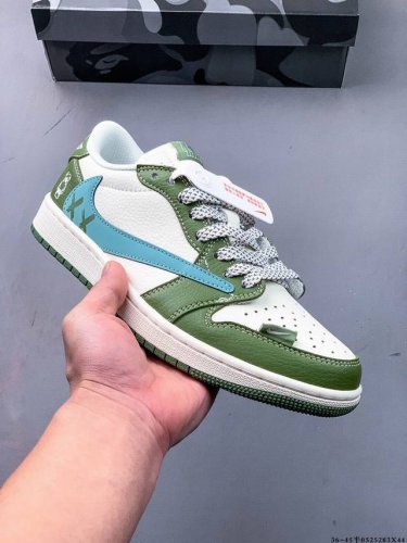 Company-Level Nike Air Jordan 1 Low Aj1 Joe 1 Low-Top Trendy Sports Casual Sneak