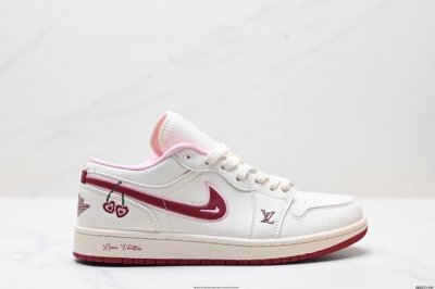 Company-Grade Nike Air Jordan 1 Low Aj1 Low-Top Casual Skate Shoes, Official Col