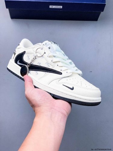 Company-Grade Genuine Leather! Nike Air Jordan 1 Low Aj1 Joe 1 Low-Top Casual Sp