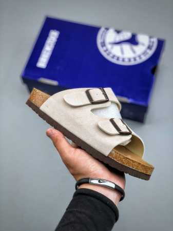 Birkenstock London Suede Leather, A Famous German Shoe Brand, Low-Top Cowhide Su - Click Image to Close
