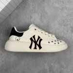 Local Core Private Mlb Chunky Liner Beige And Black Puppy Paw Hand-Painted Graff