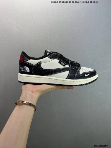 Company-Grade Nike Air Jordan 1 Low Custom Colorway, Custom Aj Collaboration - H