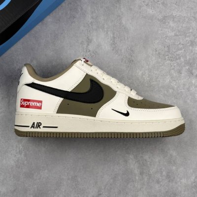 Local Core Private Nk Air Force 1 '07 Low Supreme Collaboration - Military Green