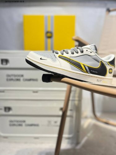 Company-Grade Top-Grain Leather Xiaomi X Jordan Air Jordan 1 Low Aj1 Low-Top Ser