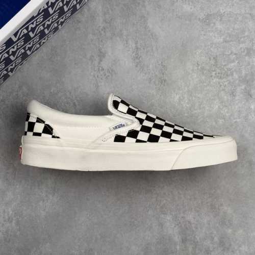 Local Core Private Vans Classic Slip-On Lx Premium Line Black And White Checkere