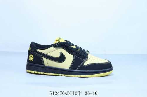 Jordan Air Jordan 1 Low Aj1 Joe 1 Low-Top Retro Culture Leisure Sports Basketbal