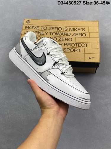 Corporate-Level Nike Court Vision Lo Diy Customized Low-Top Versatile Breathable