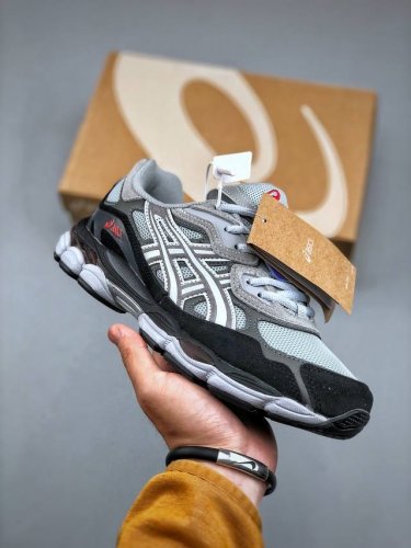 Asics Gel-Nyc 2055 Breathable Mesh Upper With Some Synthetic Leather Material Us