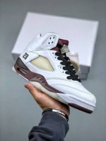air Jordan 5 Retro Fire Red Black Tongue Aj5 Jordan 5 White Wine Red Basketba