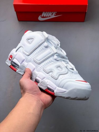 Nike Air More Uptempo Pippen Big Air Classic Retro High Street All-Match Basketb