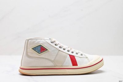 Corporate-Level Bottega Veneta Eliot Round-Toe Lace-Up Mid-Top Canvas Shoes Size