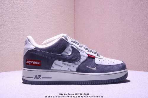 Nike Air Force 1 07 Lv8 X Supreme Tide Brand Joint Nike Air Force One Low-Top Sn