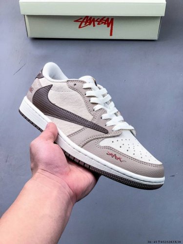 Company-Level First-Layer Nike Air Jordan 1 Low Aj1 Joe 1 Low-Top Trendy Slow-Mo