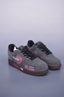 Nike Air Force 1 Low Gray And Pink Heart Original Last And Original Cardboard To