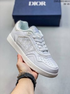 Dior B27 Oblique Galaxy Low Top Sneakers B27 Series Low-Top Retro Genuine Leathe