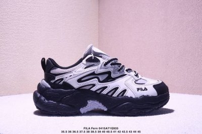 Fila Fern Fern Shoes Non-Slip Wear-Resistant Low-Top Dad Shoes White Gray Item N
