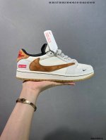 Company-Grade Air Jordan 1 Reverse Mocha Aj1 T Collaboration Low-Top Cultural Ba