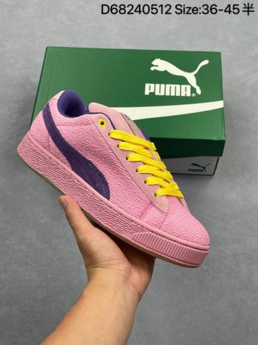 Company-Level Puma Suede Xl Denim Retro Item Puma Slip-Resistant Durable Low-Top