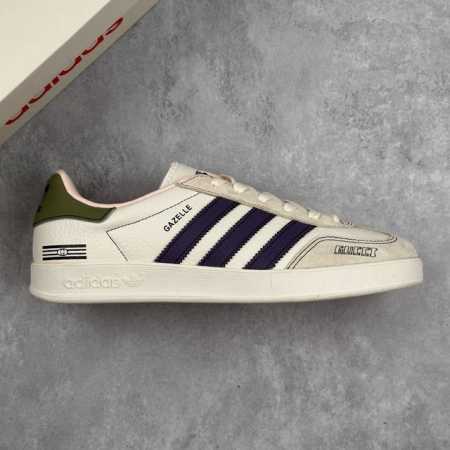 Local Core Private Adidas Adidas Samba Og Gucci Joint---Milky White Gray Purple - Click Image to Close