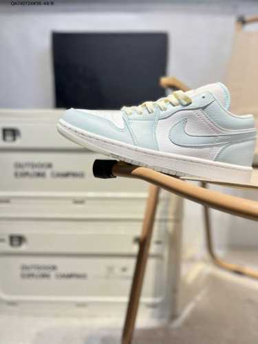 Company-Level Top-Layer Leather Jordan Air Jordan 1 Low Aj1 Low-Top Series Baske