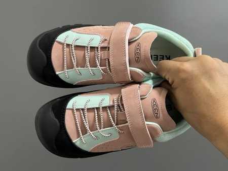 Keen Genuine Leather Children's Velcro Hiking Shoes Size: 26-37 Inches Trendy Hi - Click Image to Close