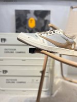 Company-Grade Top-Grain Leather, Yeti X Jordan Air Jordan 1 Low Aj1 Low-Top Bask