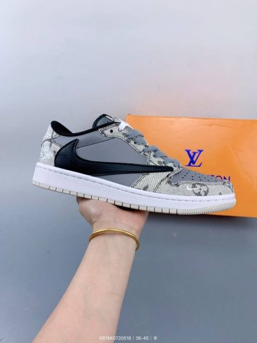 travis Scott X Fragment Design X Jordan Air Jordan 1 Low Og Sp Lvlouis Vuitto