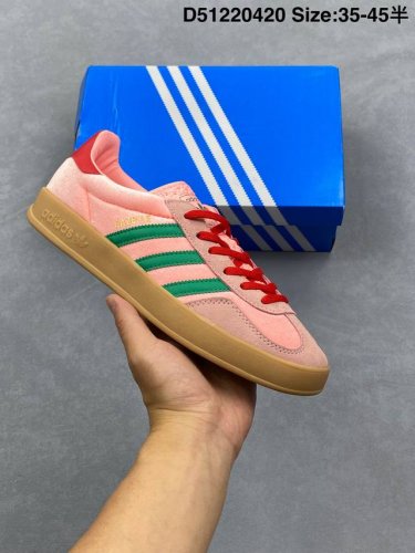 Adidas Originals Gazelle Indoor Retro Clover Anti-Slip Transparent Rubber Sneake