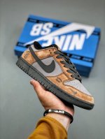 Nike Sb Dunk Low X The North Face Gray Brown Black Small Hook Pure Original Fact