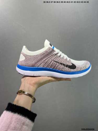 Corporate Nike Free 4.0 Flyknit Barefoot 4.0 Light Running Shoes Textured And Up